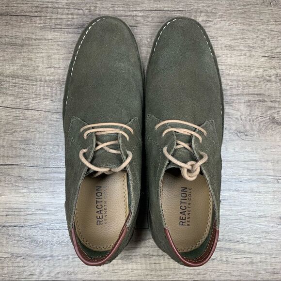 Kenneth Cole Reaction~Men\'s Desert Sun~Suede~Chukka Boots~Green~Size 13M‎ main image 6